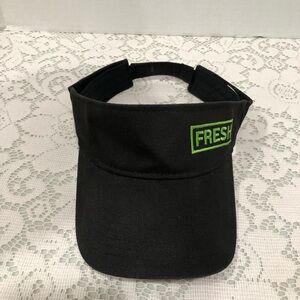 Subway employee uniform visor hat cap fresh strap back black